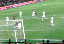 Un’azione sotto porta di Balotelli che non ha dato risultati al Milan.