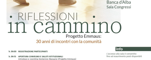 L’1 OTTOBRE IL CONVEGNO “RIFLESSIONI IN CAMMINO”: VI ASPETTIAMO PER PARLARE DI COOPERAZIONE E PER CELEBRARE I NOSTRI 30 ANNI